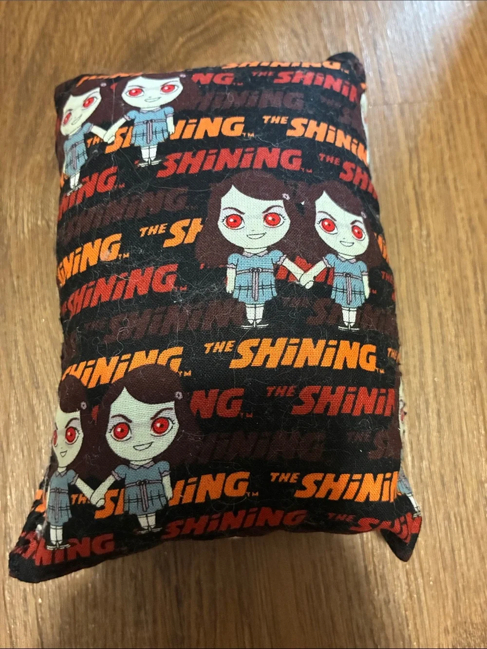 The Shining Themed Mini Pillow - Black & Orange - Picture 1 of 1